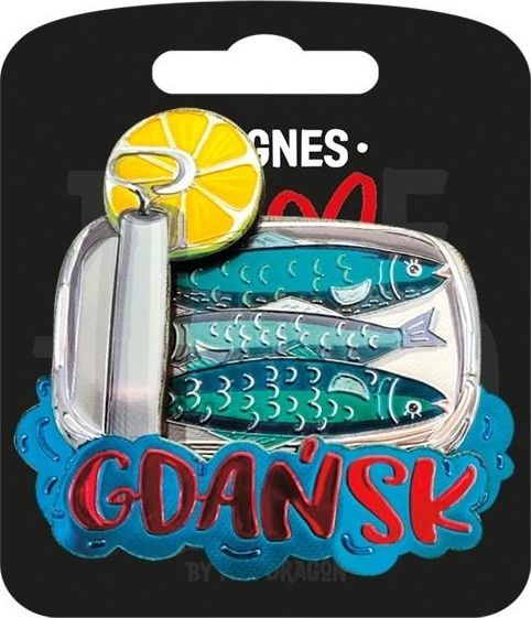 Pan Dragon Magnes I love Poland Gdańsk ILP-MAG-A-GD-31