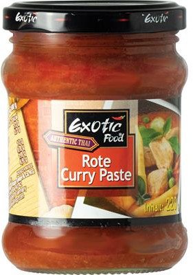 Pasta curry czerwona 220g - Exotic Food