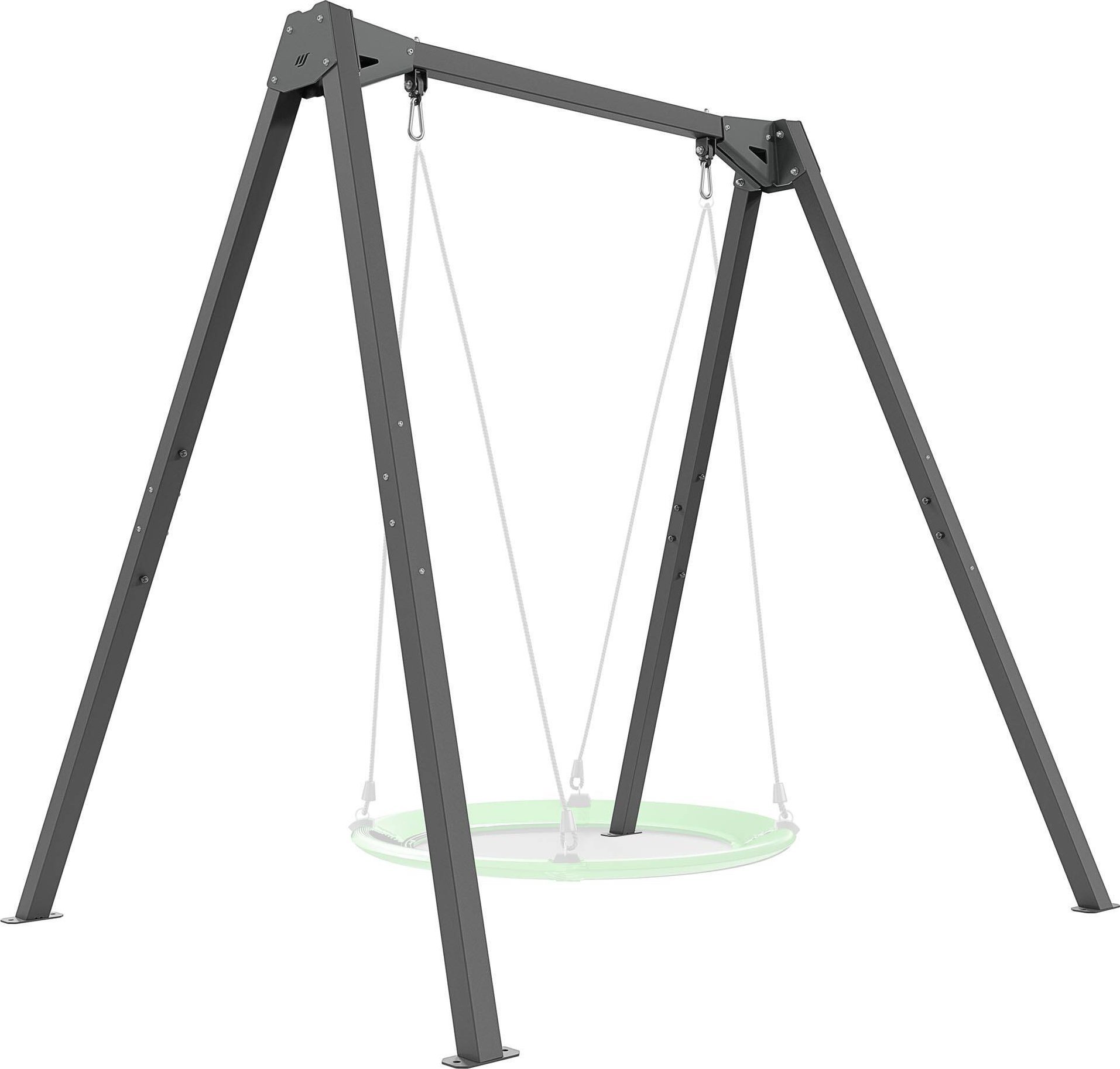 Huśtawka 1-stanowiskowa na łożyskach (stelaż) szeroka PREMIUM MO-015 - Marbo Sport