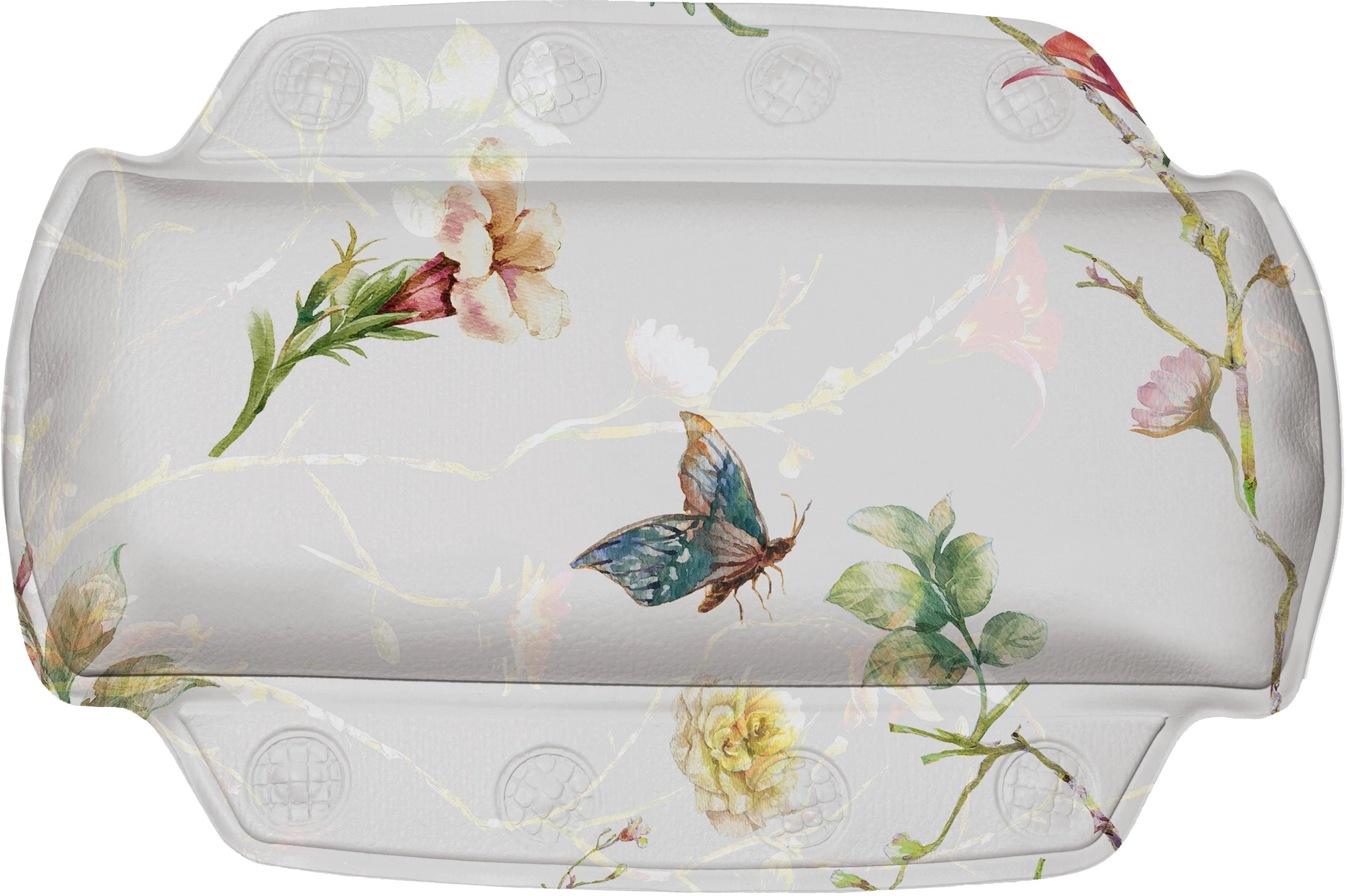 Kleine Wolke Flores Podkładka pod szyję szary kwia