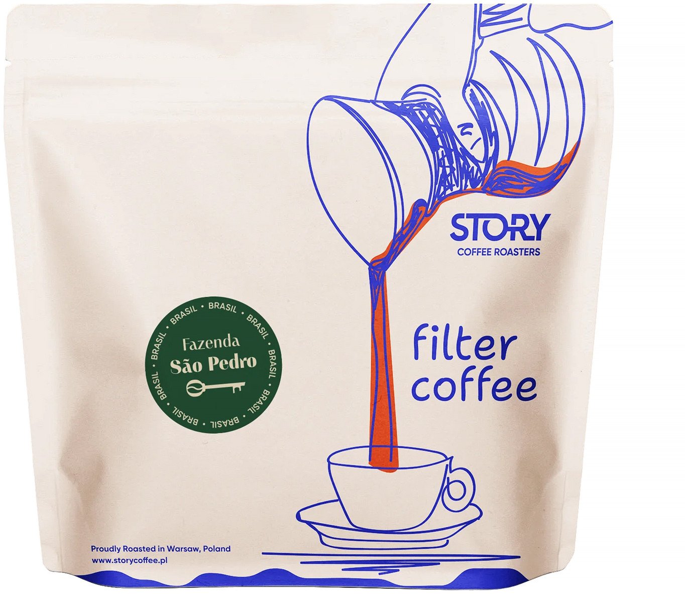 Story Coffee Roasters - kawa ziarnista Brazylia Sao Pedro Explorer Natural Fermented Filter 250 g
