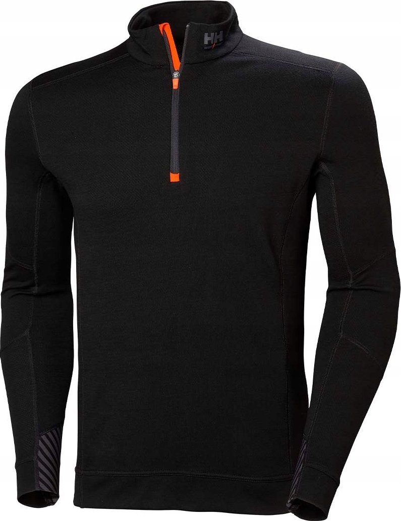 Helly Hansen Koszulka termo Helly Hansen Lifa Merino Zip Black