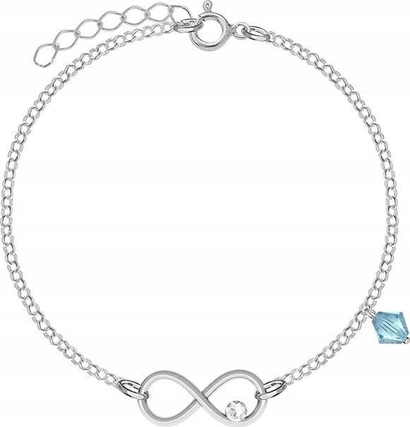 Radziszewska Jewellery Bransoletka dla chrzestnej NIESKOŃCZONOSĆ dedykacj