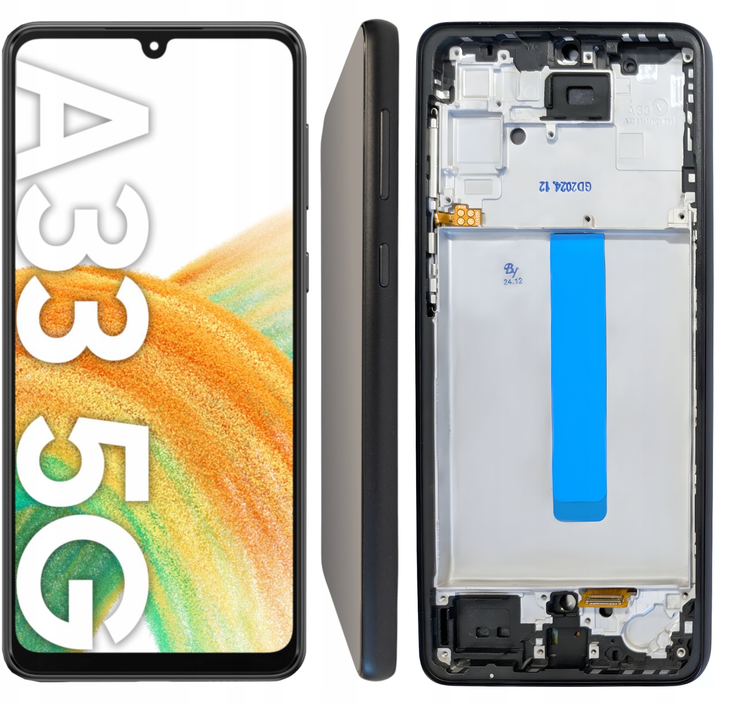 WYŚWIETLACZ EKRAN LCD DO SAMSUNG A33 5G INCELL RAMKA