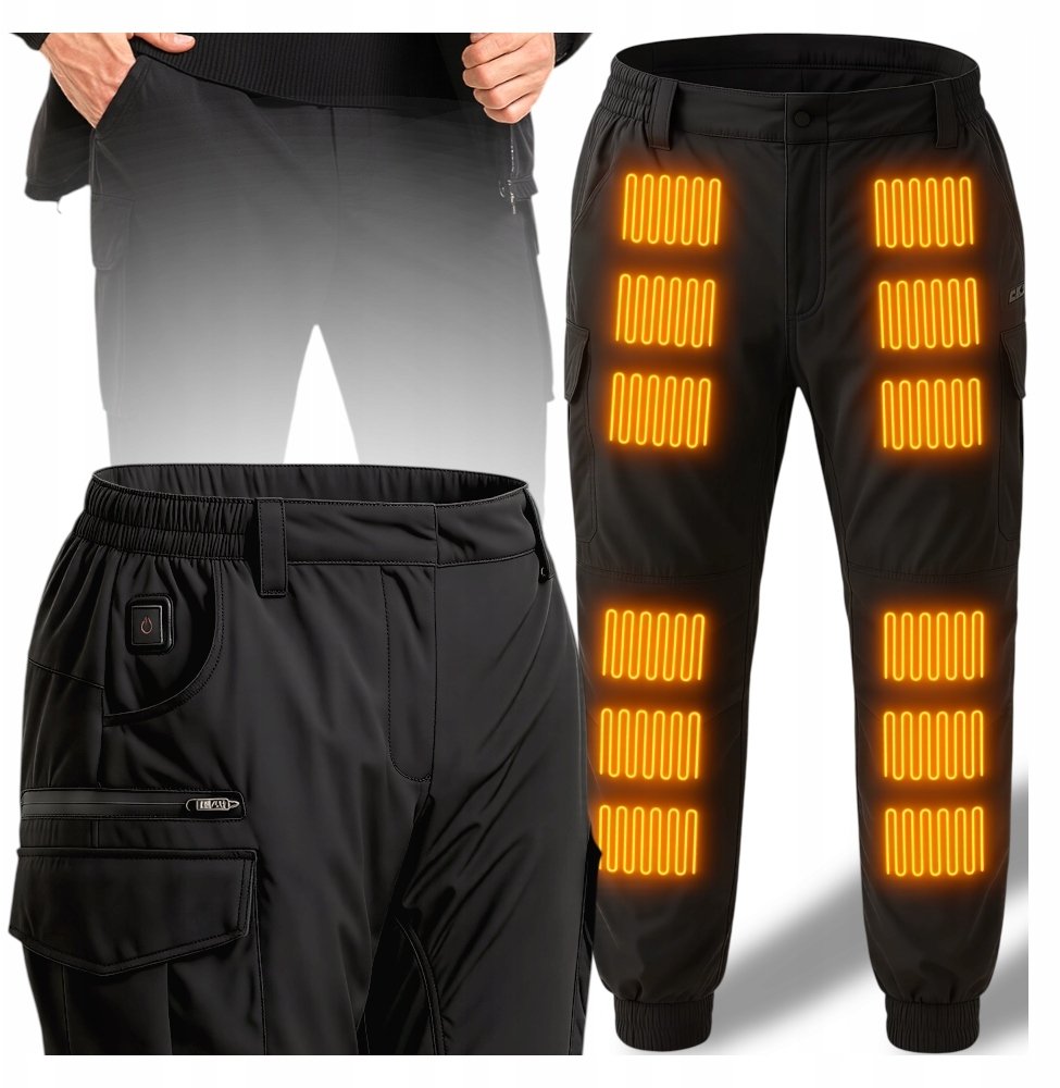 SPODNIE GRZEWCZE PODGRZEWANE POWERBANK KANZA