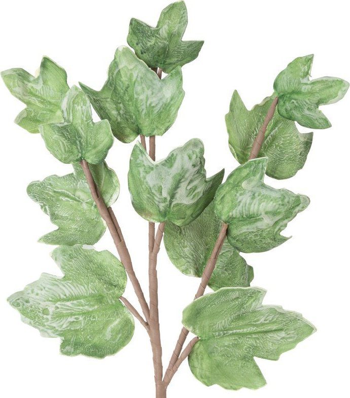 Eurofirany Sztuczny liść dekoracyjny FLORE zielony x6