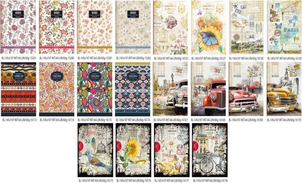 Fresh Notatnik ozdobny 145x197/64K linia FRESH