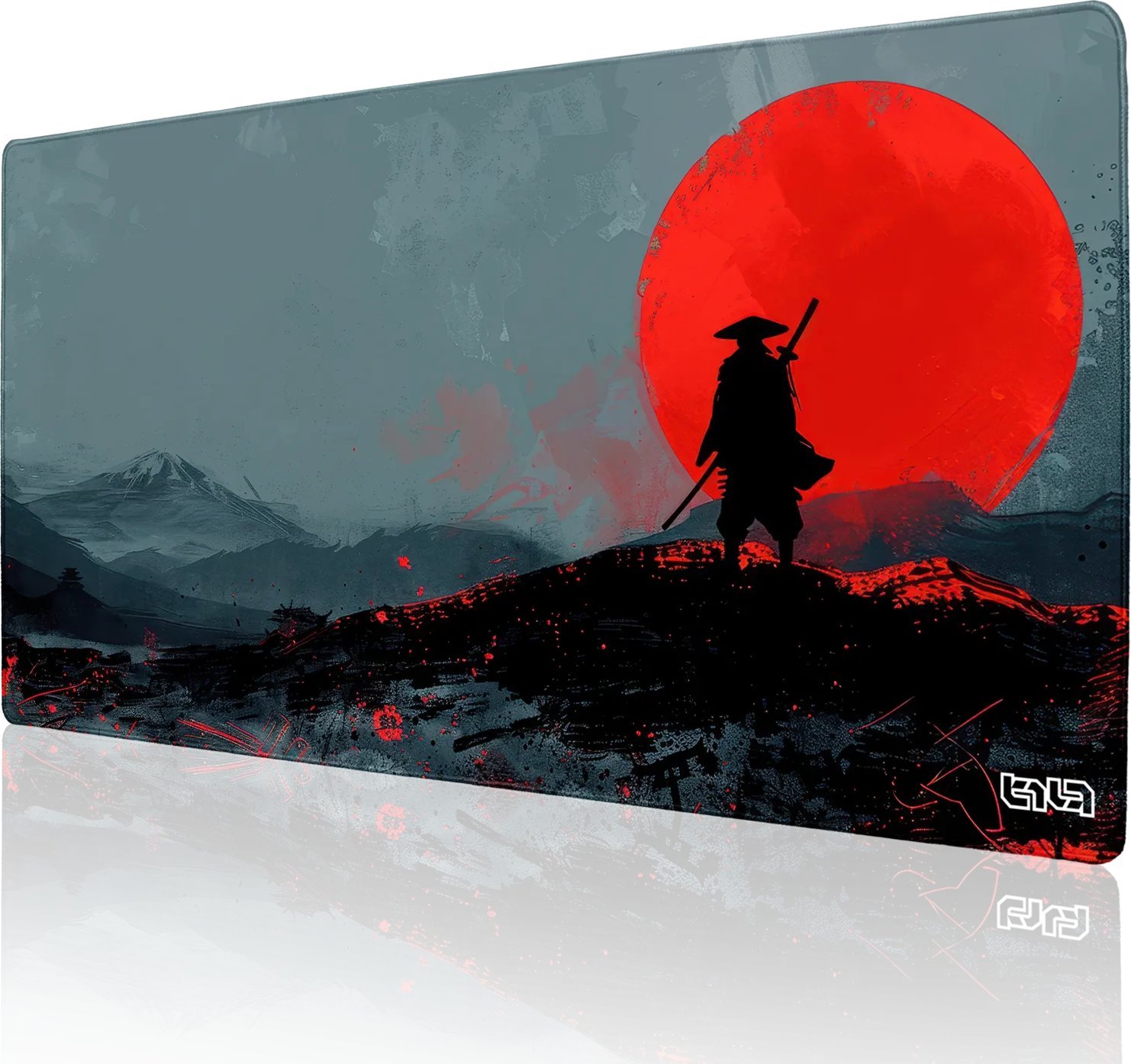 Podkładka Tilt PODKŁADKA POD MYSZ MYSZKĘ Grey Samurai 100x50 Duża Wodoodporna