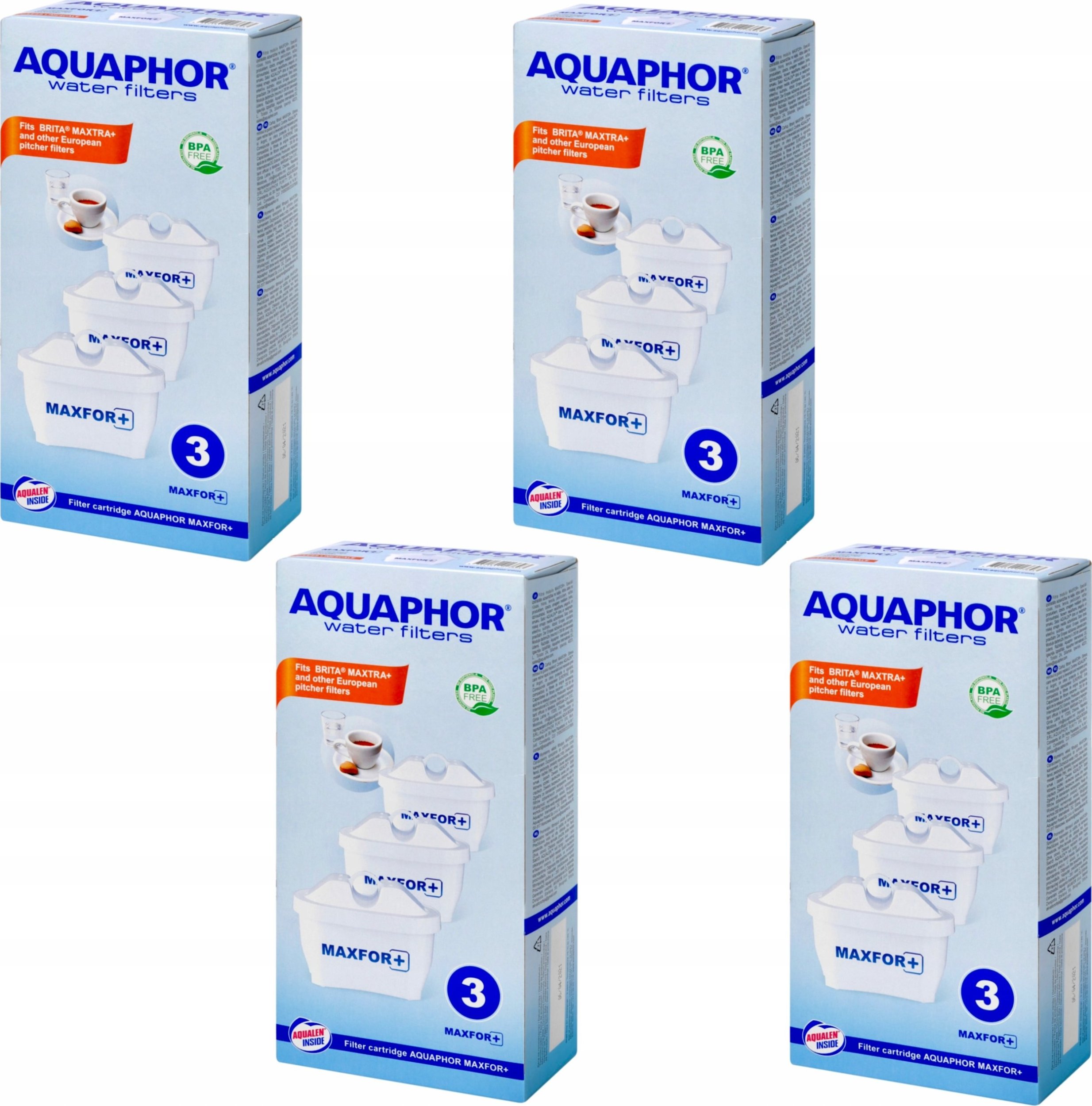 Wkład filtrujący Aquaphor Maxfor+ 12 szt.