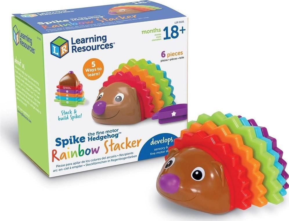 Learning Resources Sorter Tęczowy Jeż Zestaw do rozpoz. kształtów