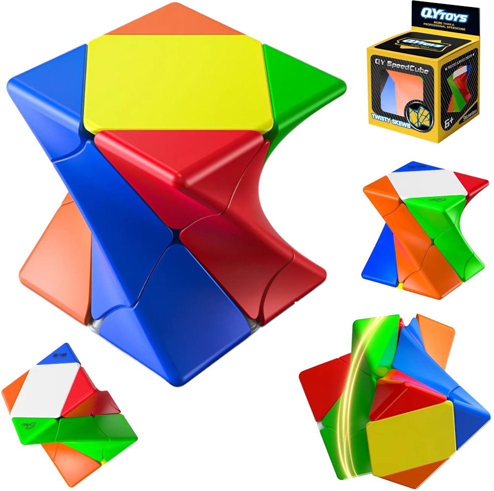 KOSTKA RUBIKA TWISTY SKEWB QYToys UKŁADANKA ŁAMIGŁÓWKA
