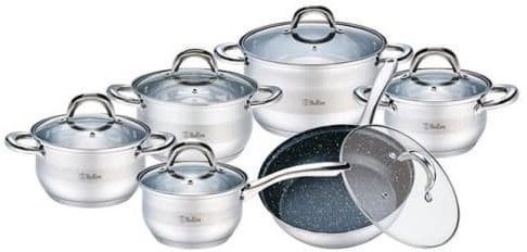 POT SET 12PCS SALERNO BR-4004
