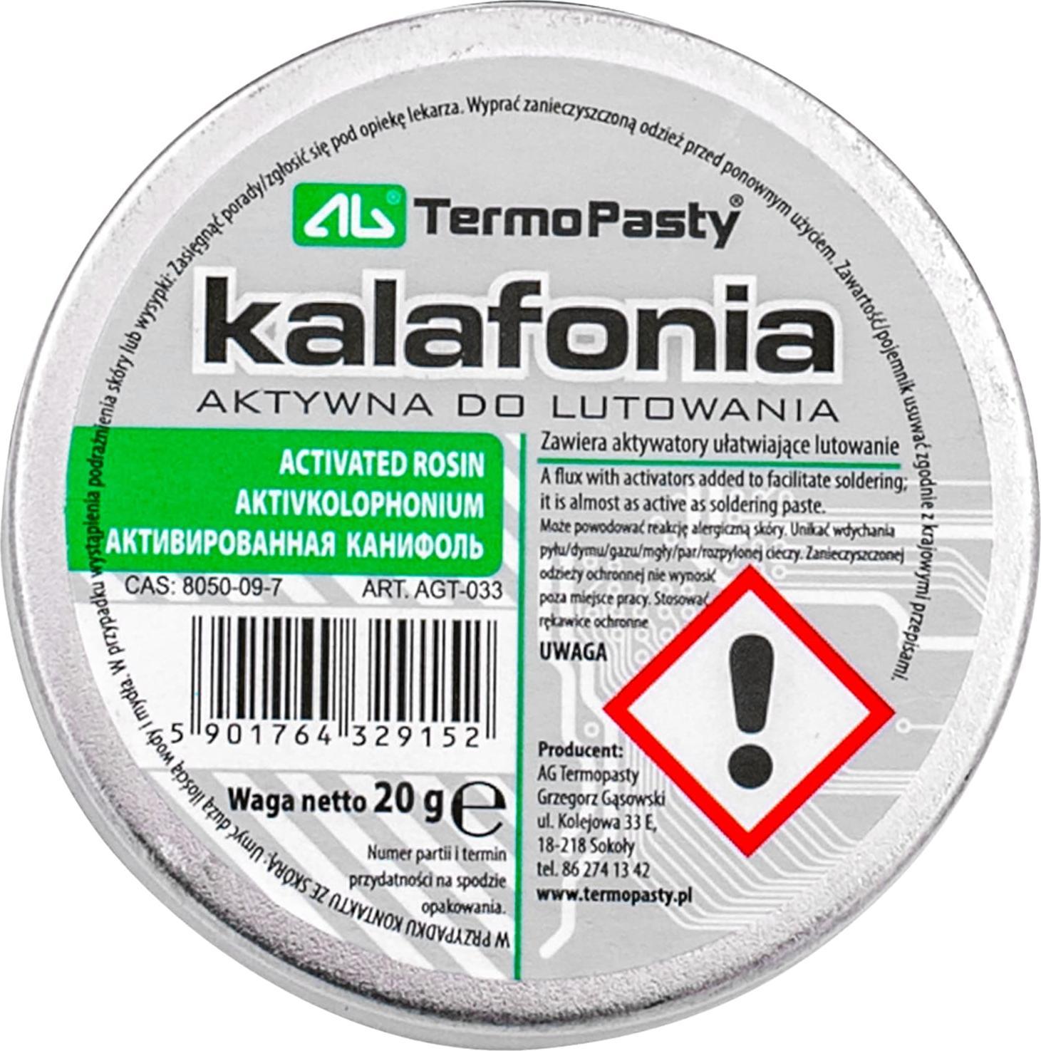 AG TermoPasty Kalafonia 20g AG AGT-033
