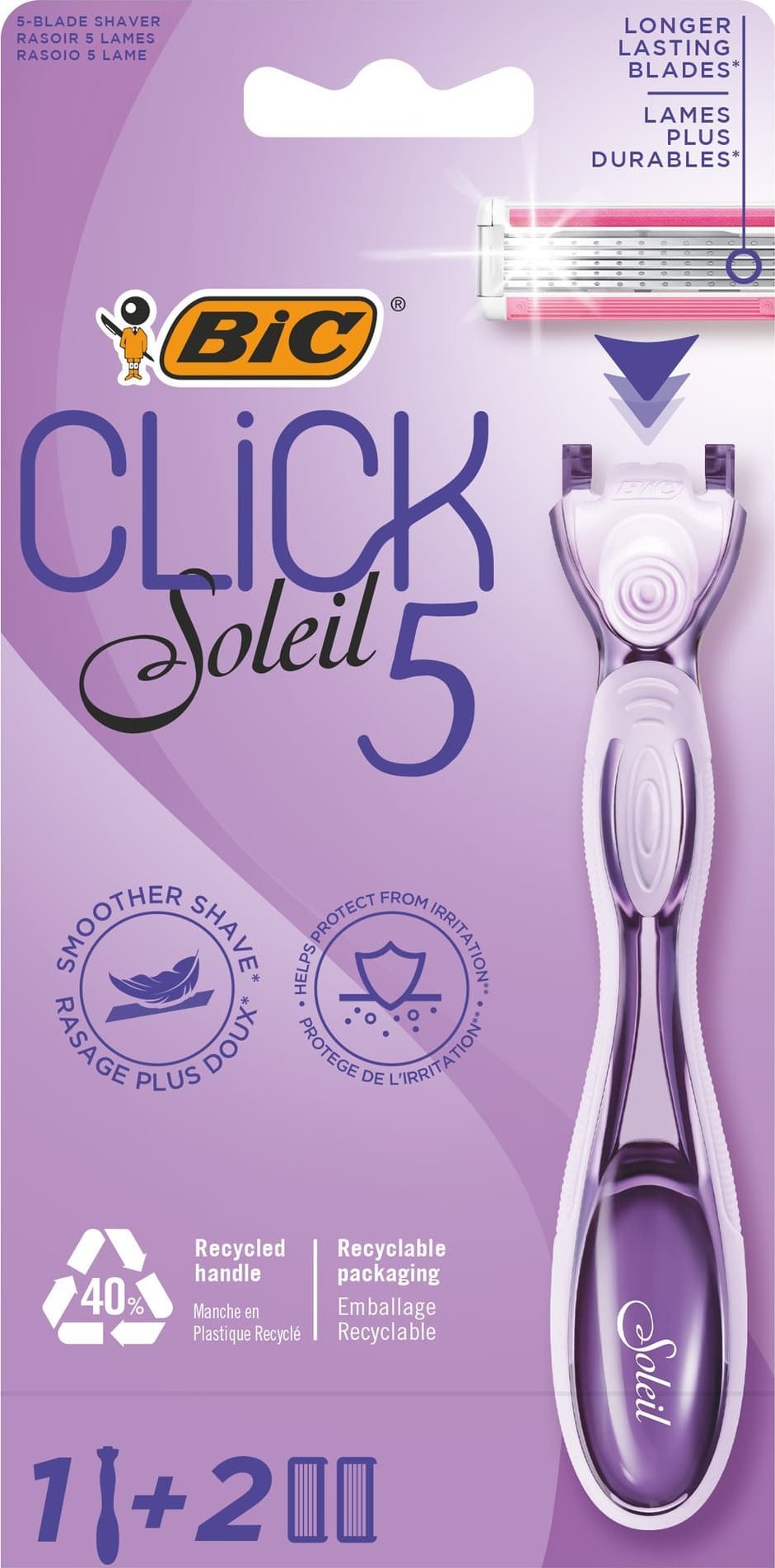 Bic Bic System Maszynka do golenia damska Click Soleil 5 1op.