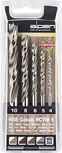 Wiertło Alpen Alpen HSS-Cobalt PCTM 5-tlg