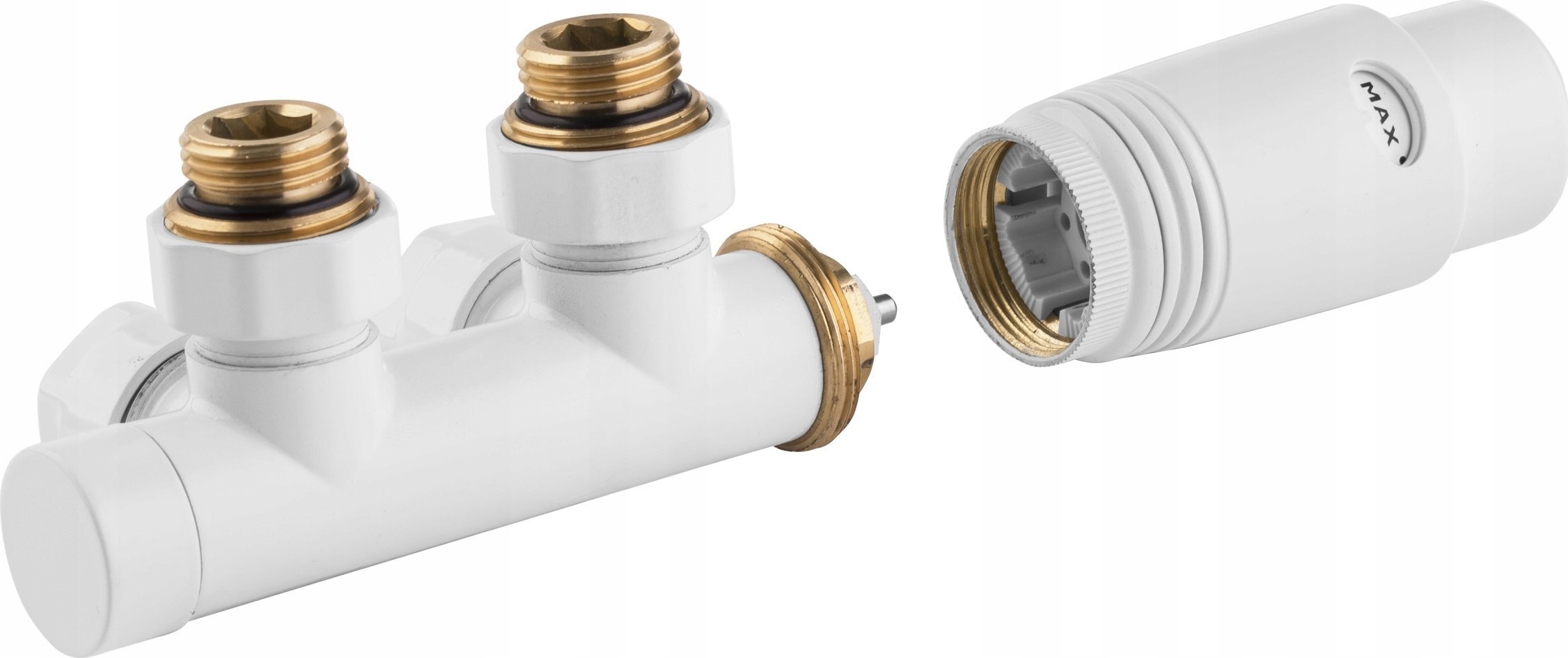 Invena INVENA DUOPLEX DO DOLNEGO PODL.50MM BIAŁY - CZ-89-015