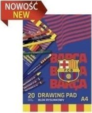 Blok rysunkowy A4/20K FC BARCELONA (10szt)