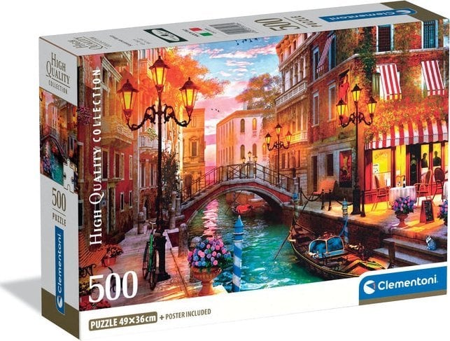 Clementoni Puzzle Compact Sunse over Venice 500 elementów (35586)
