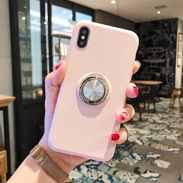 ETUI SILICONE RING IPHONE 11 PRO JASNO RÓŻOWY standard