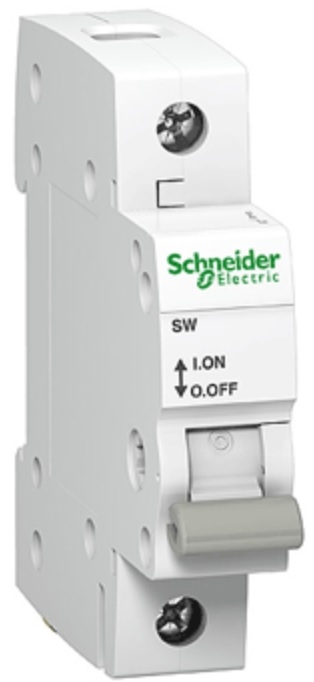Schneider Rozłącznik modułowy 63A 1P SW-63 (A9S62163)