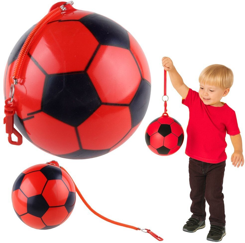 Piłka gumowa czerwona 22cm