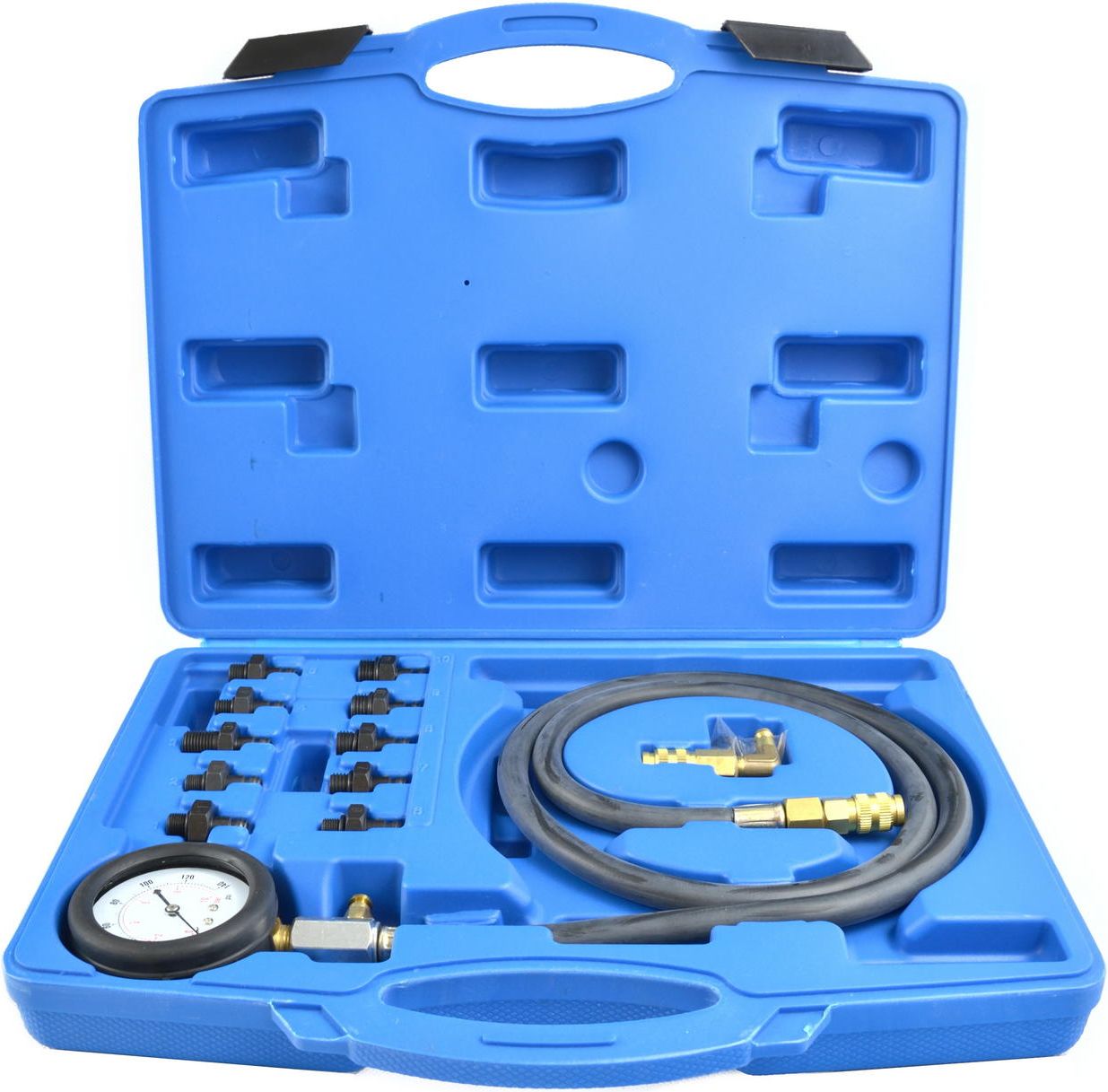 Geko tester ciśnienia oleju, zestaw powiększony (G02507)