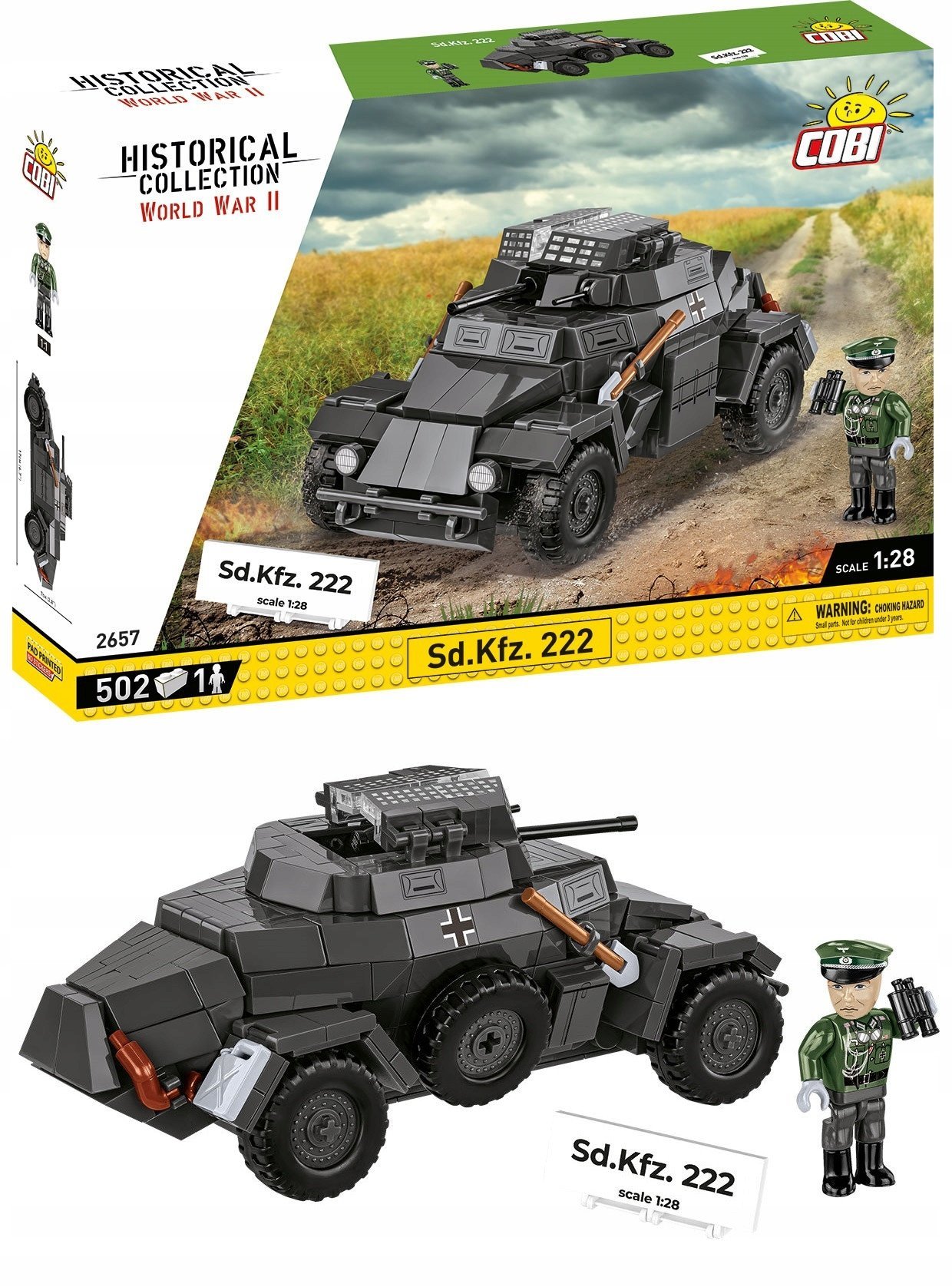 Klocki Sd.Kfz 222 502 klocki