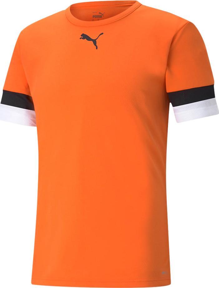 Puma Koszulka męska Puma teamRISE Jersey pomarańczowa 704932 08 : Rozmiar - M
