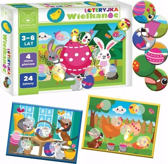 Kangur Loteryjka. Wielkanoc gra Kangur
