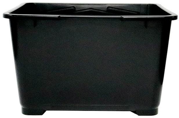 Home it Work® Firkantet rullespand 14 liter sort