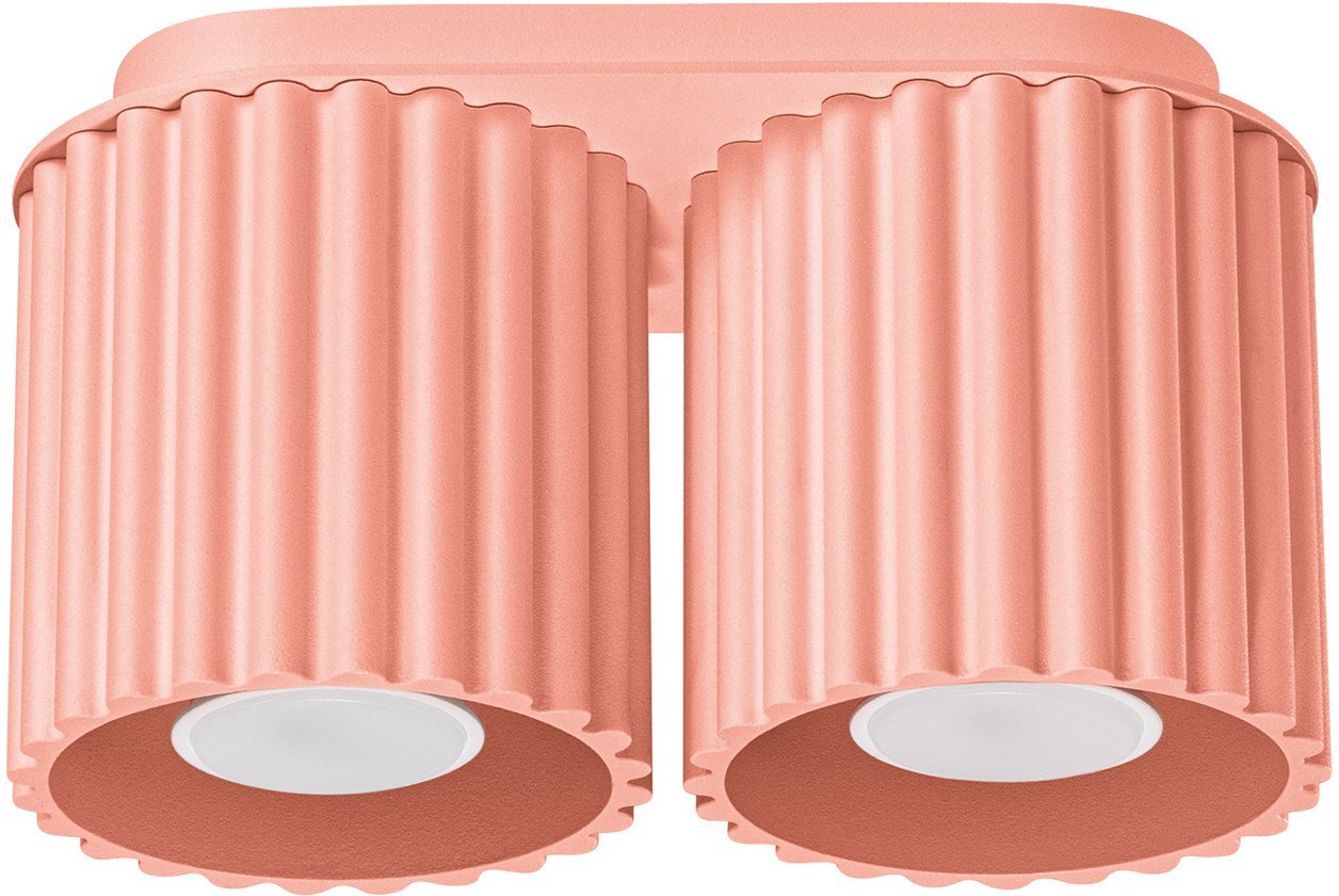 Plafon Aura 2 Brzoskwiniowy Gu10 Gu10 10W Sollux Lighting