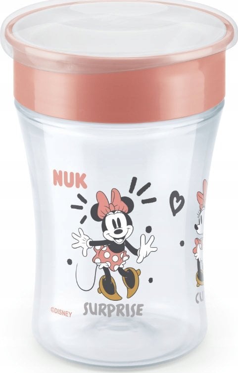 NUK NUK Trinkbecher Disney Minnie Mouse magic Cup 230ml rot