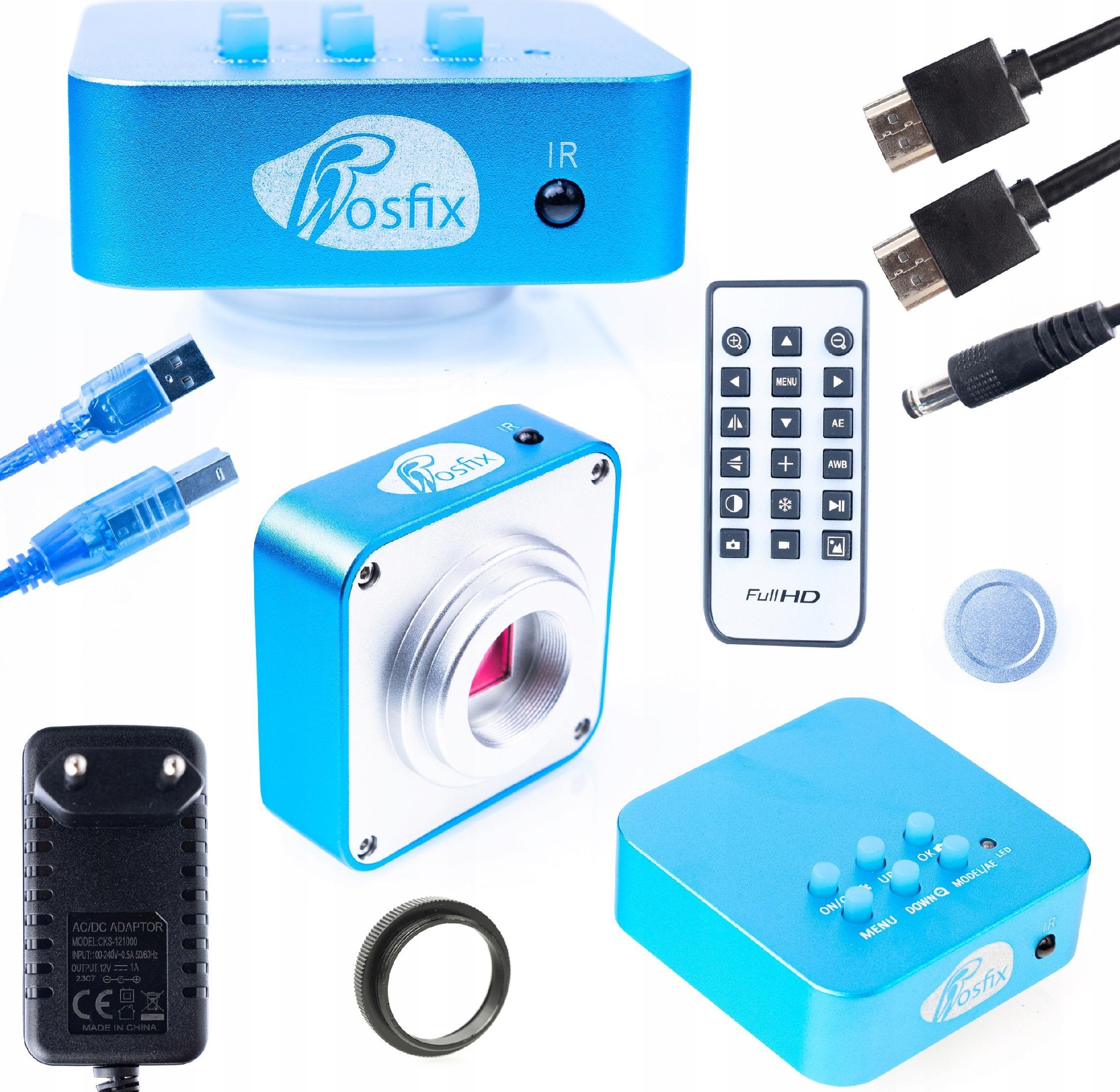 Kamera cyfrowa Rosfix KAMERA DO MIKROSKOPU STEREOSKOPOWEGO CYFROWEGO C-MOUNT CMOS 16MP 4K ROSFIX