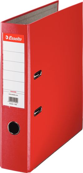 Segregator Esselte Ekonomiczny dźwigniowy A4 75mm czerwony (10K008B)