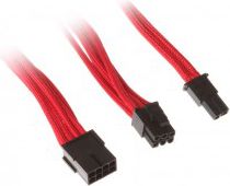 SilverStone PCIe 8-pin - PCIe 8-pin, 0.25m, Czerwony (SSTPP07PCIR)