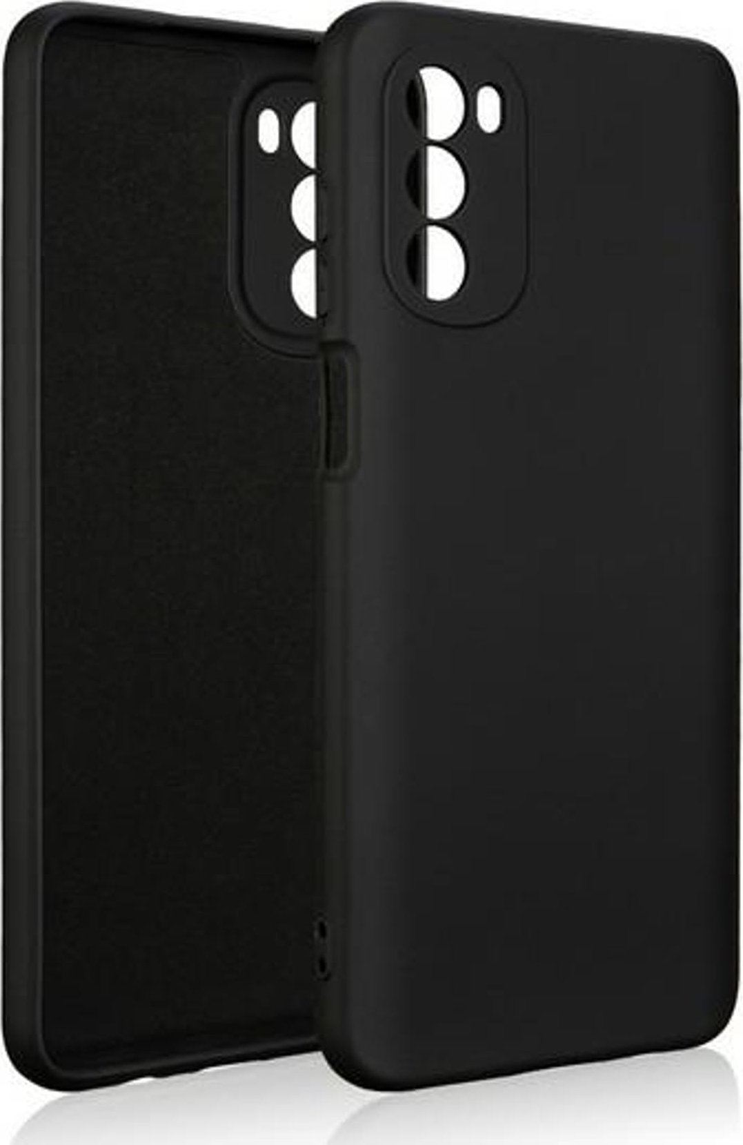 Beline Beline Etui Silicone Motorola MOTO G52 czarny/black