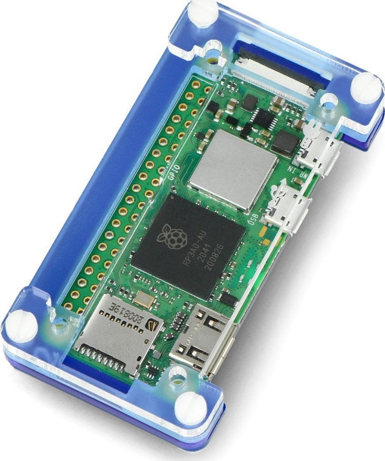 PiMoroni Pibow Zero 2 W - obudowa do Raspberry Pi Zero 2 W - fioletowa - PiMoroni PIM595}