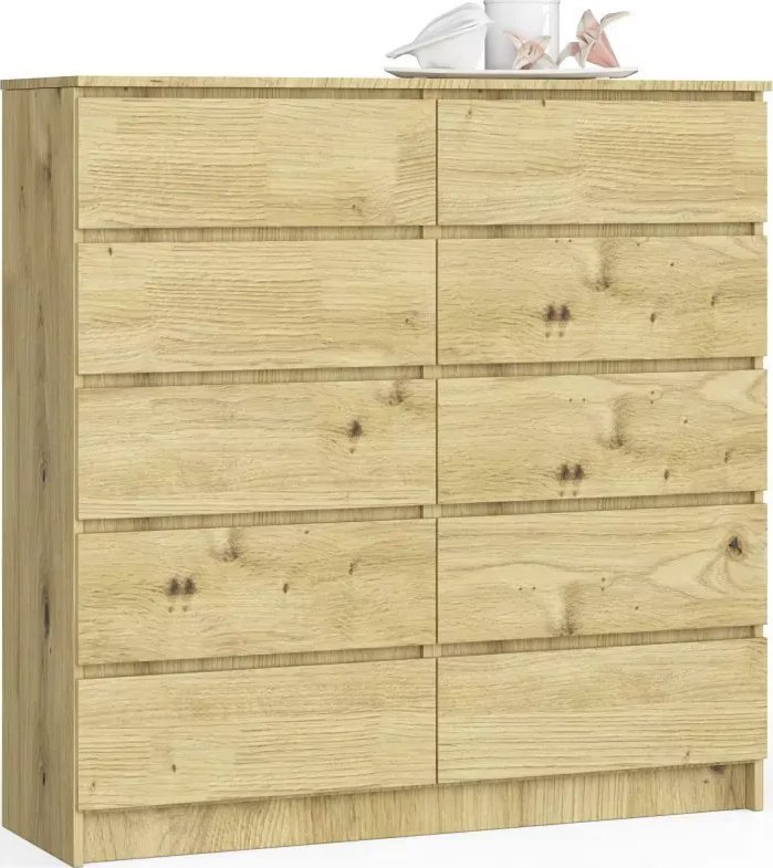 Elior Komoda z szufladami do salonu dąb artisan - Mirune 3X