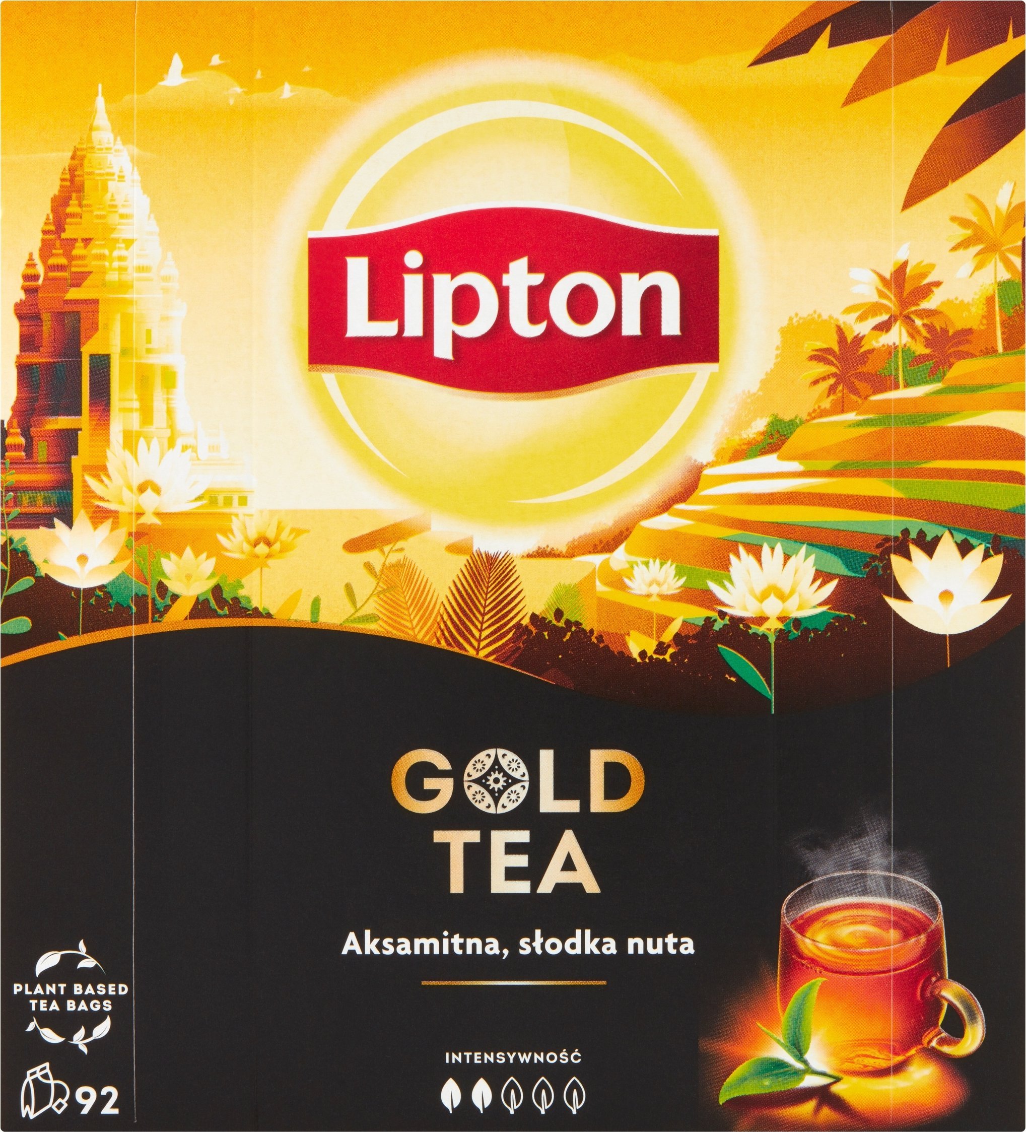 Lipton Herbata LIPTON czarna, Gold Tea, 92 torebki