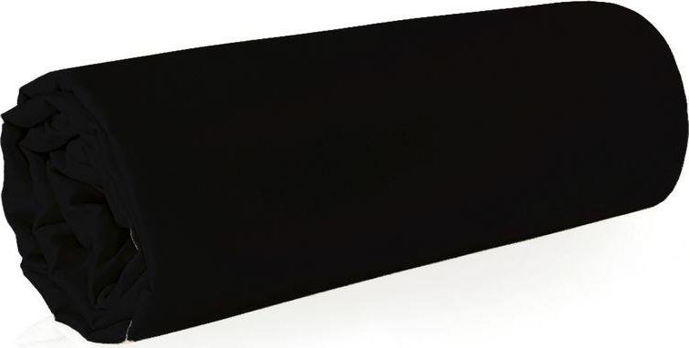 Eurofirany Prześcieradło czarna 100% bawełna 180X210 180 x 210 cm