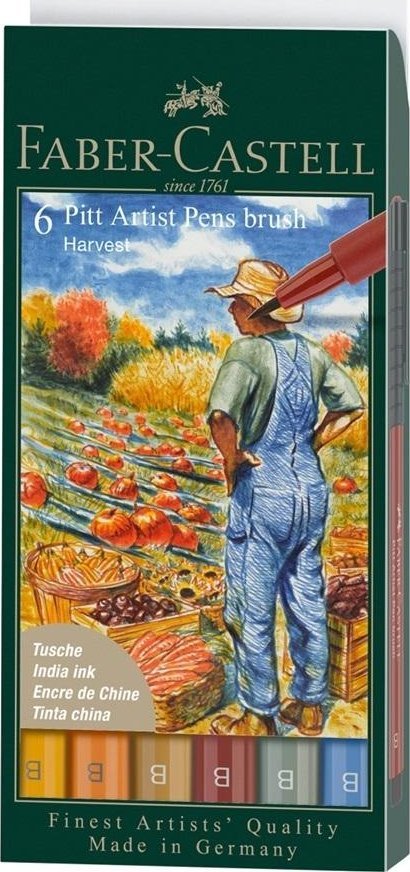 Pisaki Pitt Artist Pen B 6szt