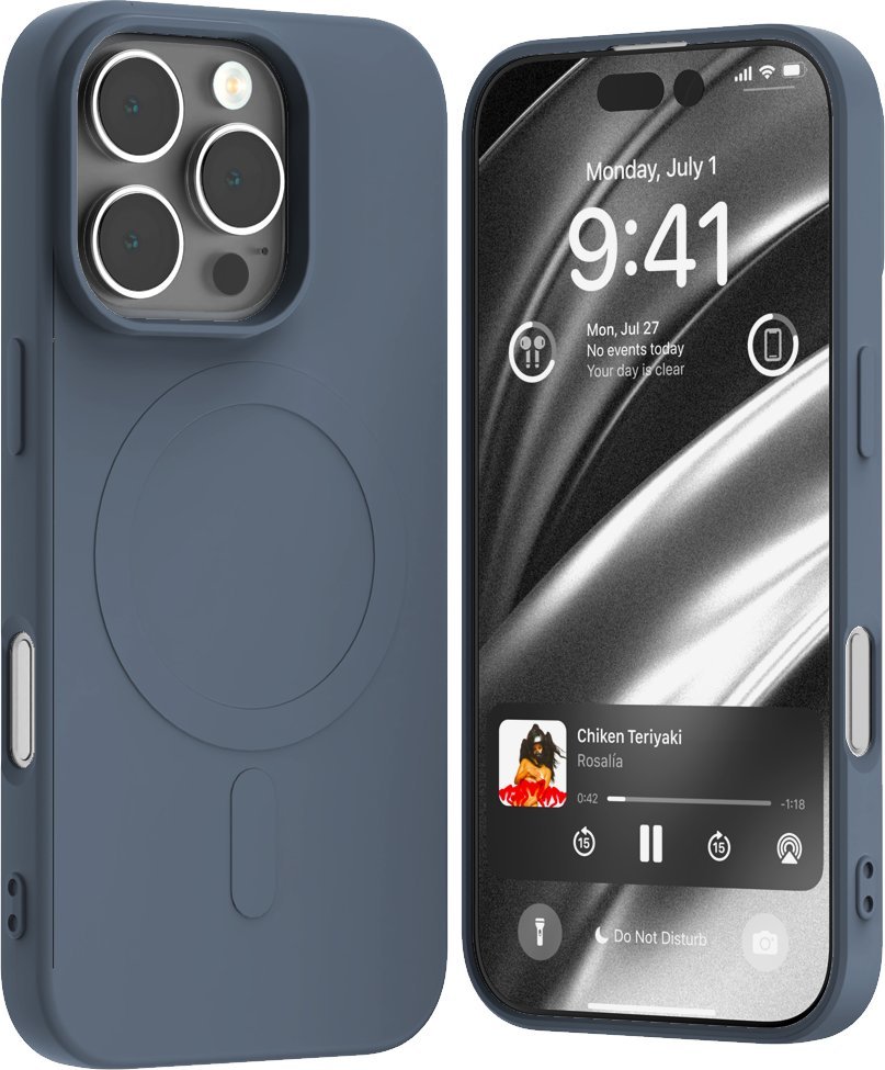 Mercury Mercury MagSafe Semi-Silicone iPhone 16 Pro 6,3" granatowy /sierra blue