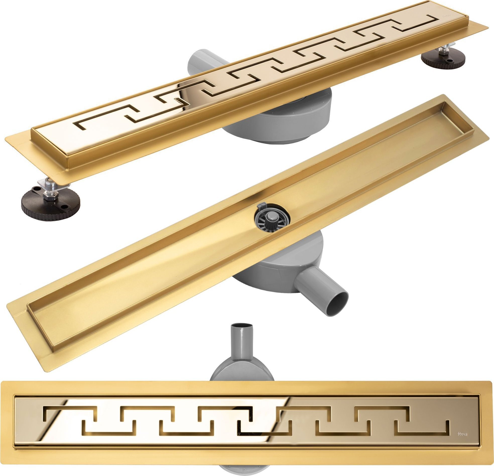 Rea Odpływ Liniowy REA GREEK PRO Złoty 80