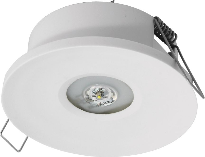 AWEX Oprawa awaryjna AXP IP65/20 ECO LED 1W 125lm 3h jednozadaniowa AT biała (AXPO/1W/E/3/SE/AT/WH)