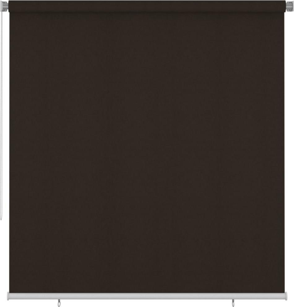 vidaXL vidaXL Roleta zewnętrzna, 220x230 cm, brązowa, HDPE