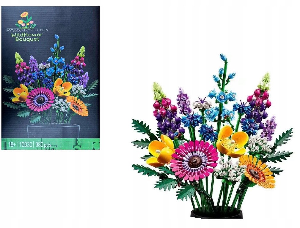 Klocki Kwiaty Bukiet Kwiatów Creator 980 Elementów