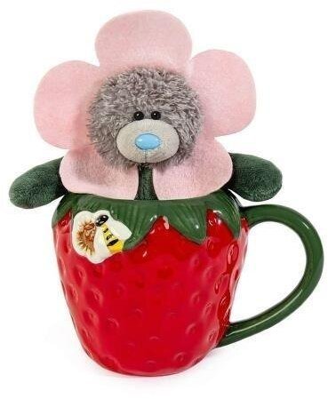 Truskawkowy kubek z misiem