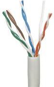 Alantec Kabel U/UTP typu linka kat.5e PVC 4x2x26/7AWG 100m szara (KIU5LINKA100G)