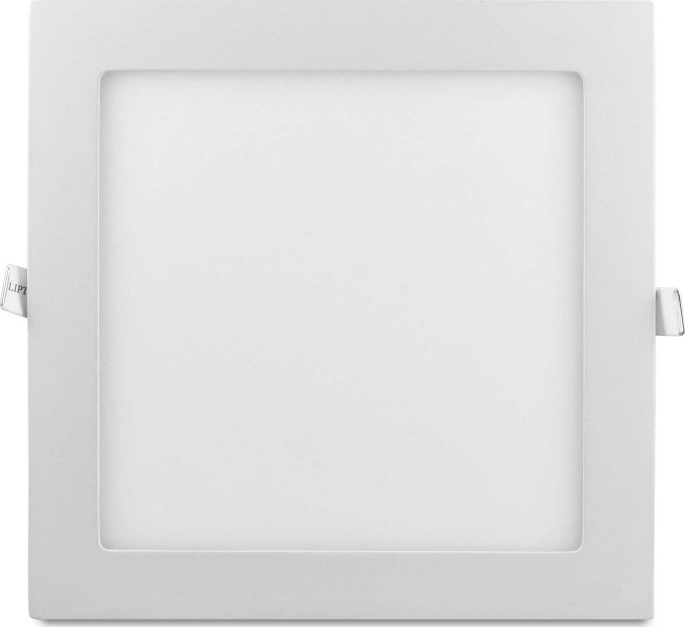 Polux Wpust LAMPA sufitowa MARS 303523 Polux metalowa OPRAWA kwadratowa LED 18W 3000K do zabudowy biała