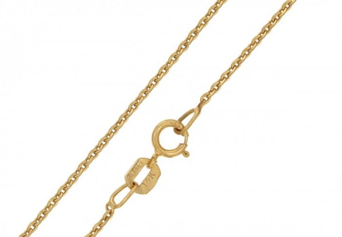 ŁAŃCUSZEK ZŁOTY DAMSKI ANKIER LA.00067 50CM PR.585